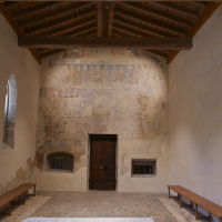 Lagrasse mur Sud (rois et anges)